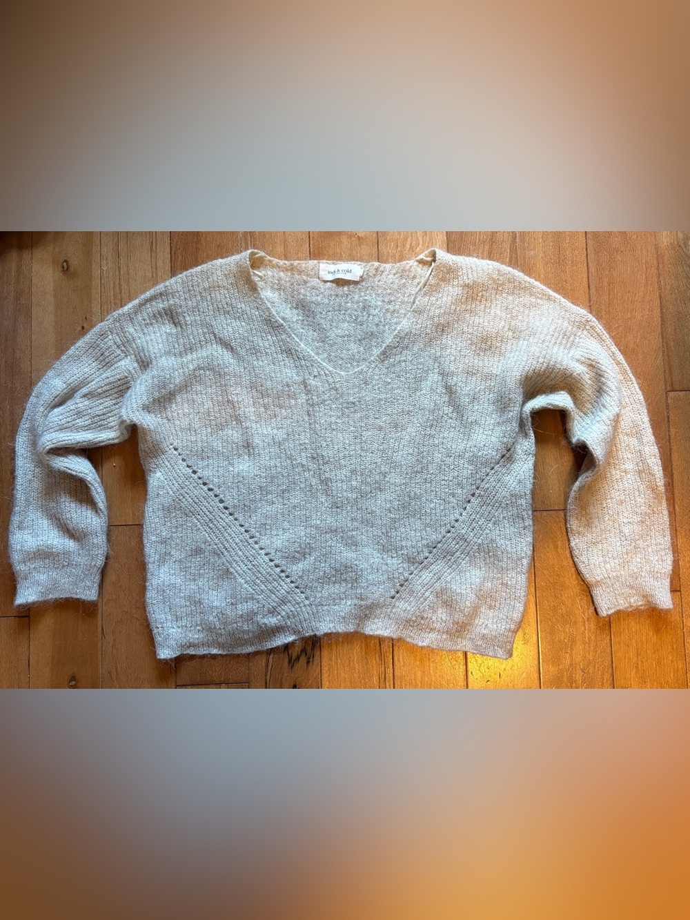 Indi & Cold Fuzzy Alpaca Sweater